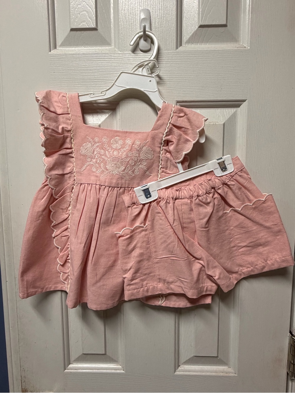 Joie Pink Lightweight Linen-Blend Top